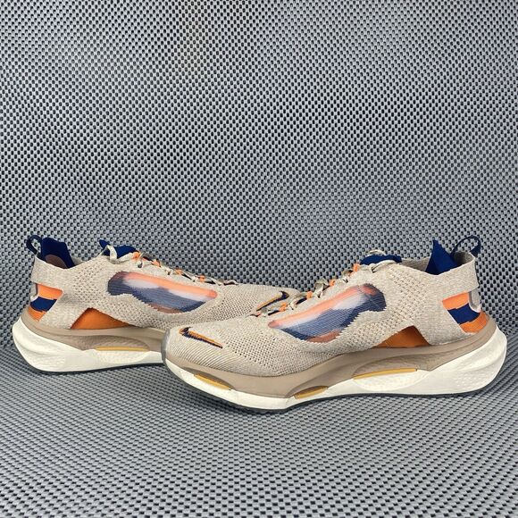 Nike Spark Flyknit Sneakers Mens 9.5 Tan Logo Low Top Lace Up DD1901-200 - Picture 4 of 10